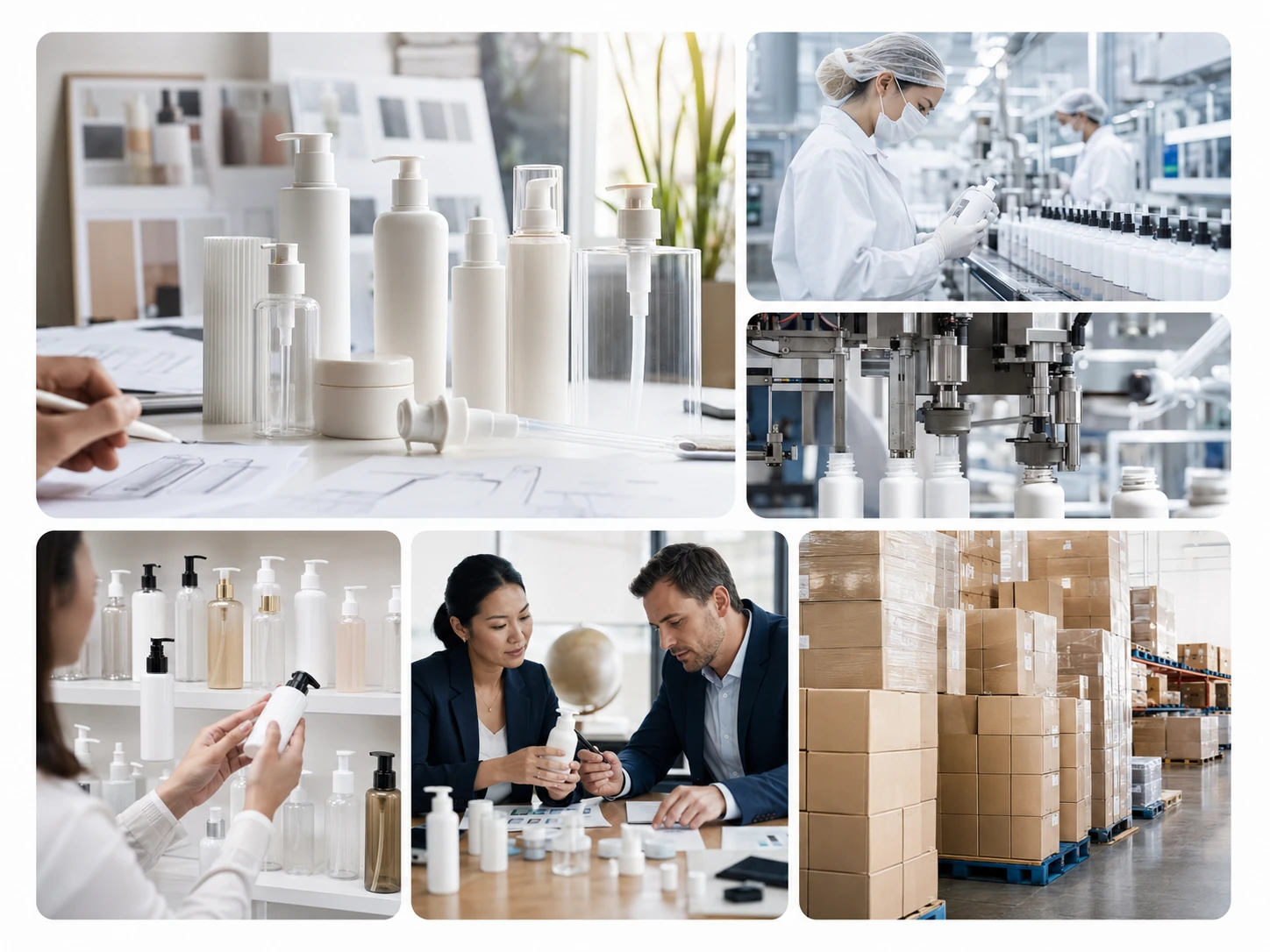 B2B cosmetic packaging customers and partners