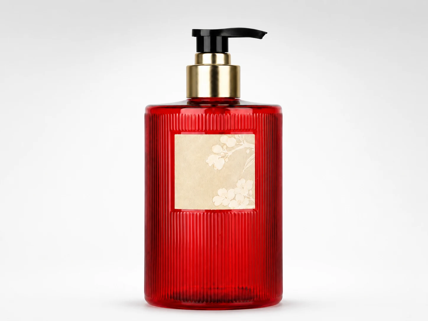 Plastic bottle for skincare packaging